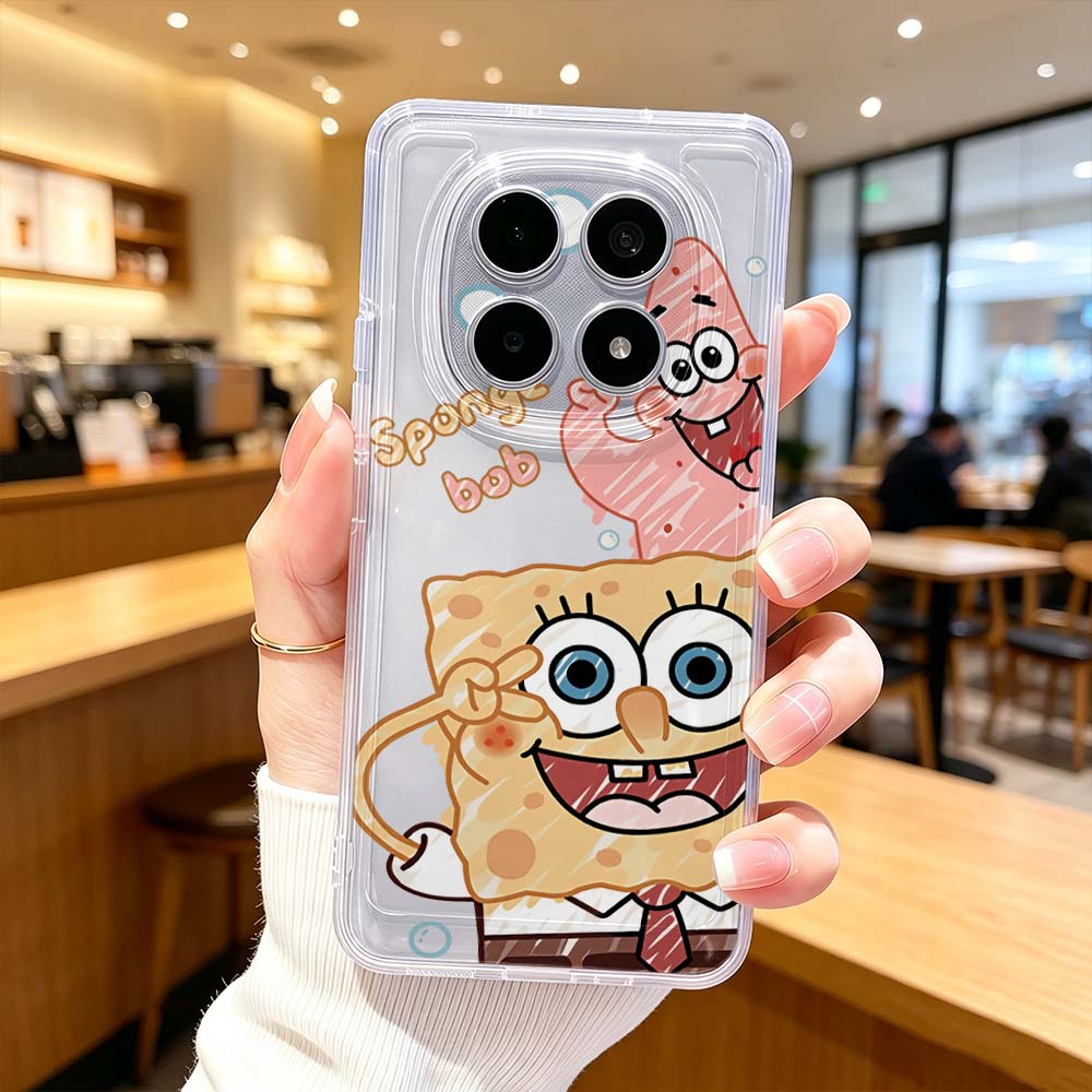 Xiaomi Poco X6 - Cartoon Cute S-SpongeBob Cover For Xiaomi