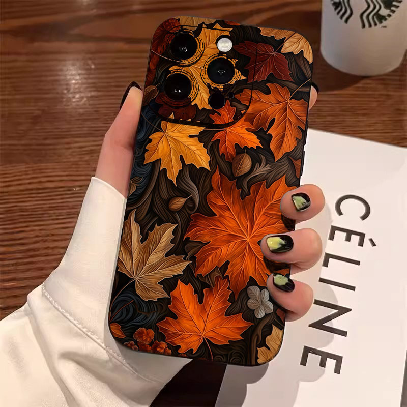 Xiaomi Poco X6 - Autumn Maple Leaves Pattern Phone Case