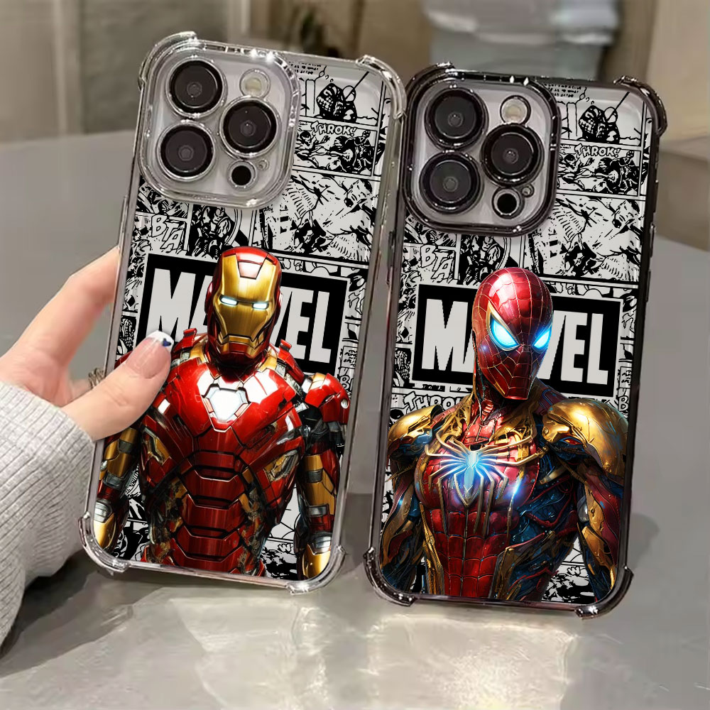 Xiaomi Poco X6 - Marvel Spiderman Ironman Comic Phone Case