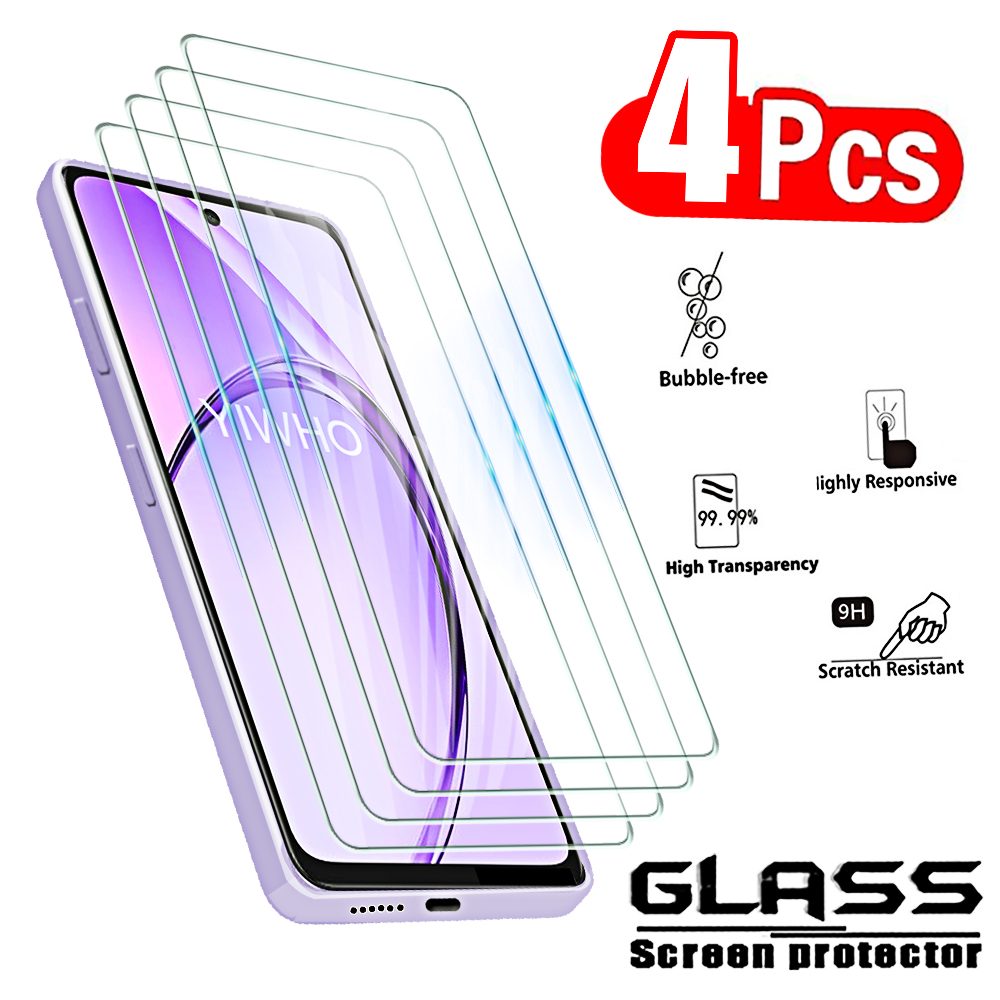 Oppo A78 - 4Pcs Tempered Glass for Oppo A80