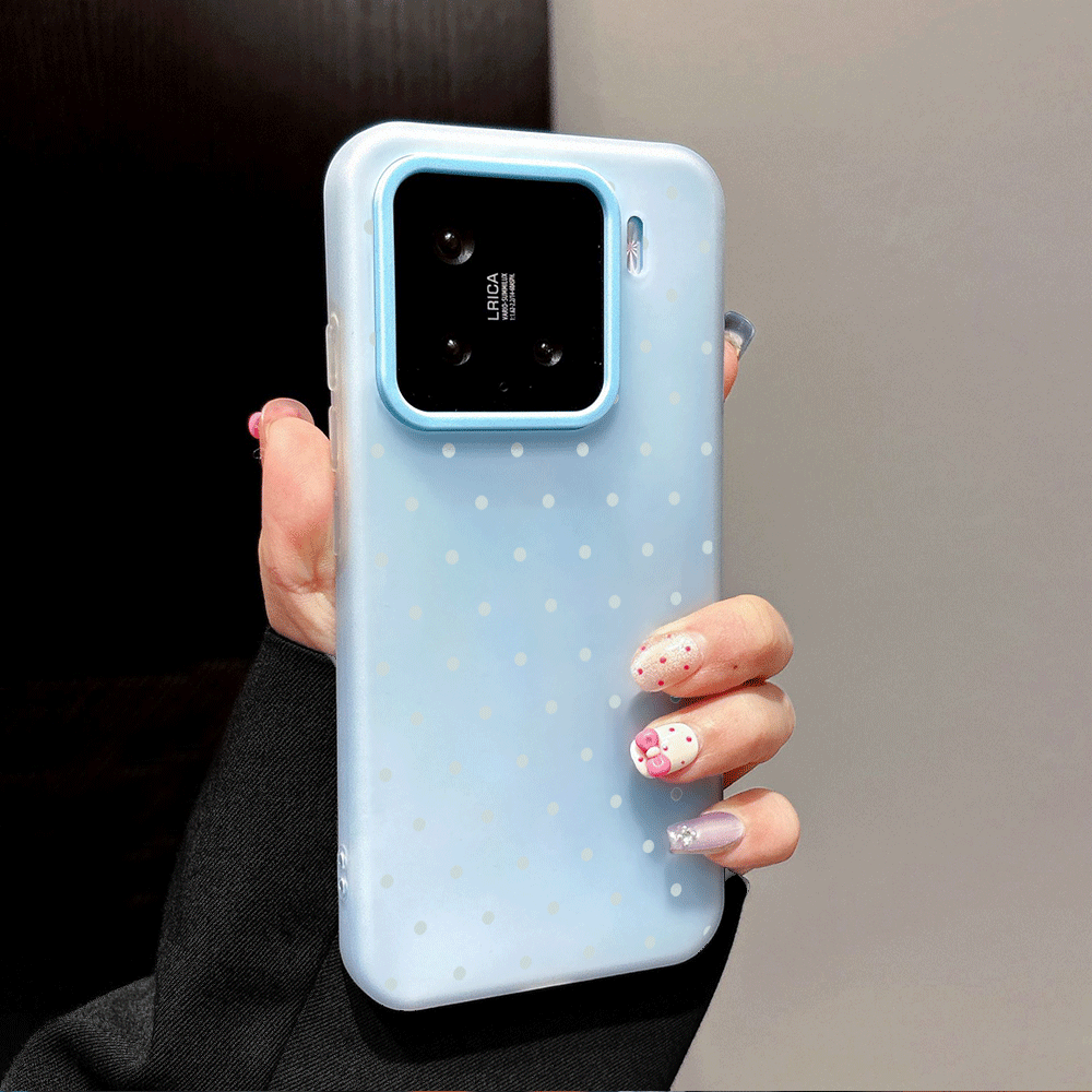 Adorable Light Blue Polka Dot  - Xiaomi Redmi Note 14 ulasan dan harga
