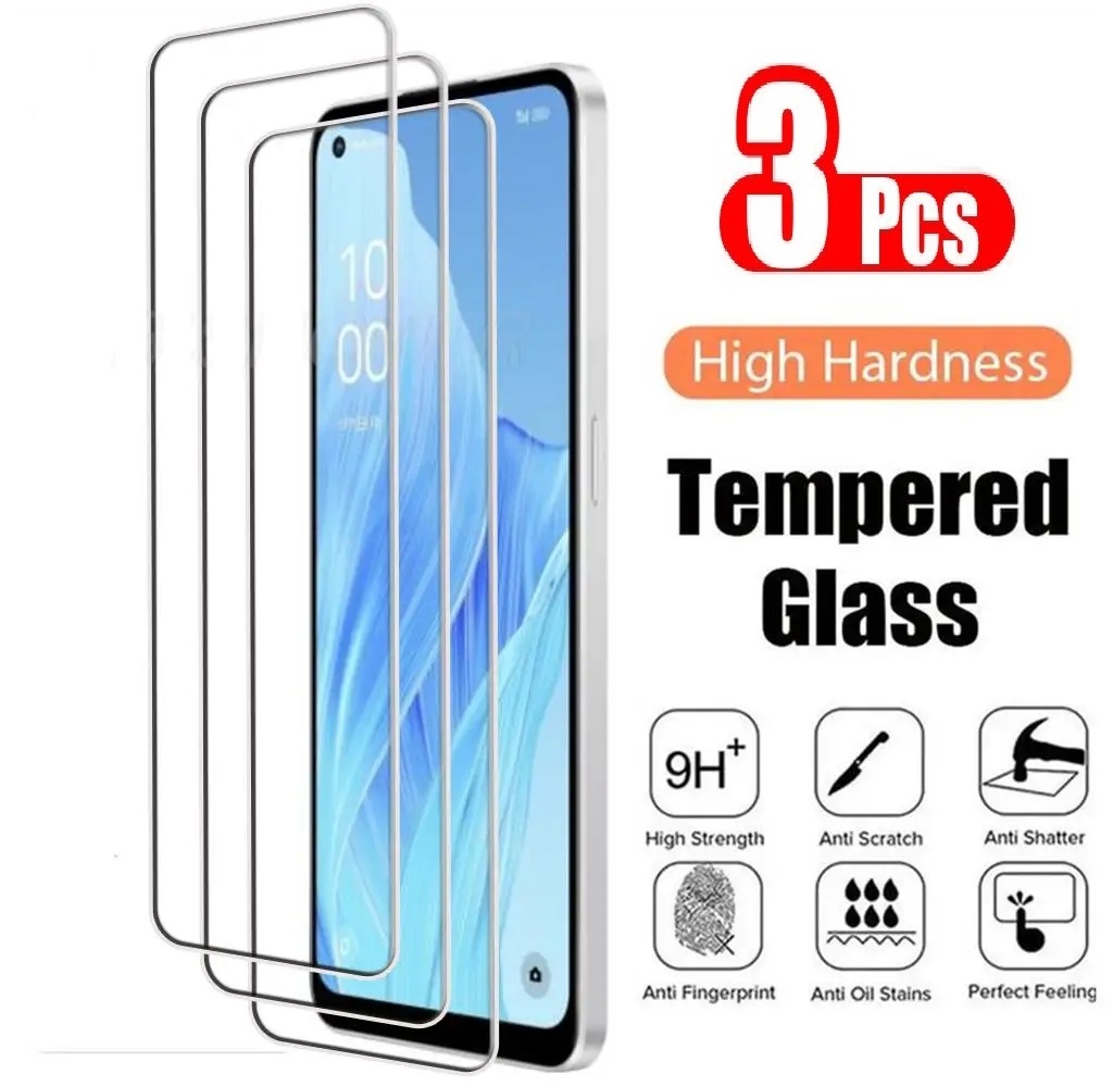 3Pcs Tempered Glass For OPPO A - Oppo A78 ulasan dan harga