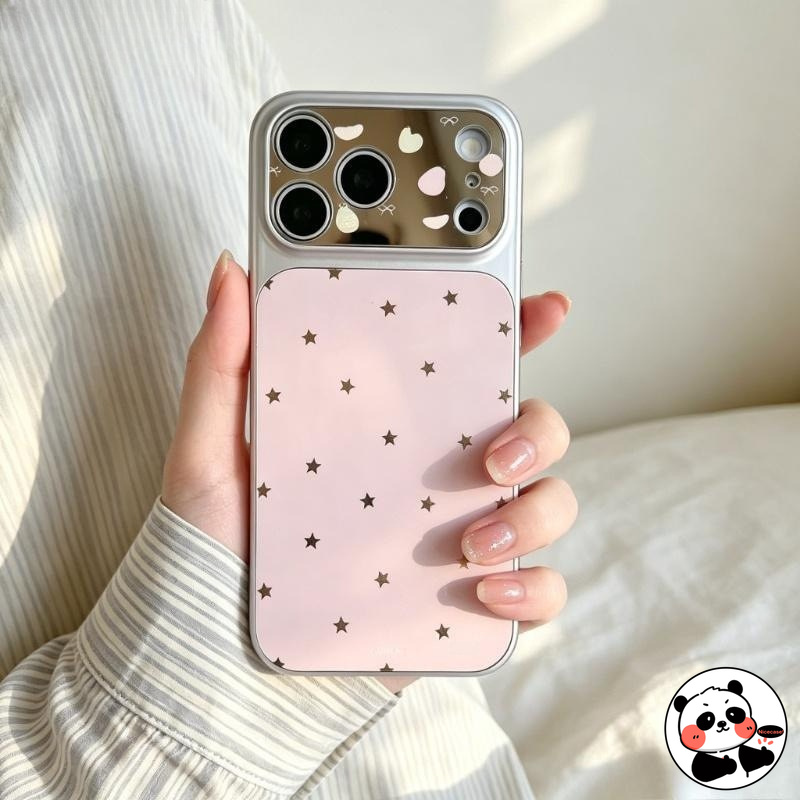 Hollow Stars Mirror Phone Case - Realme Note 50 ulasan dan harga