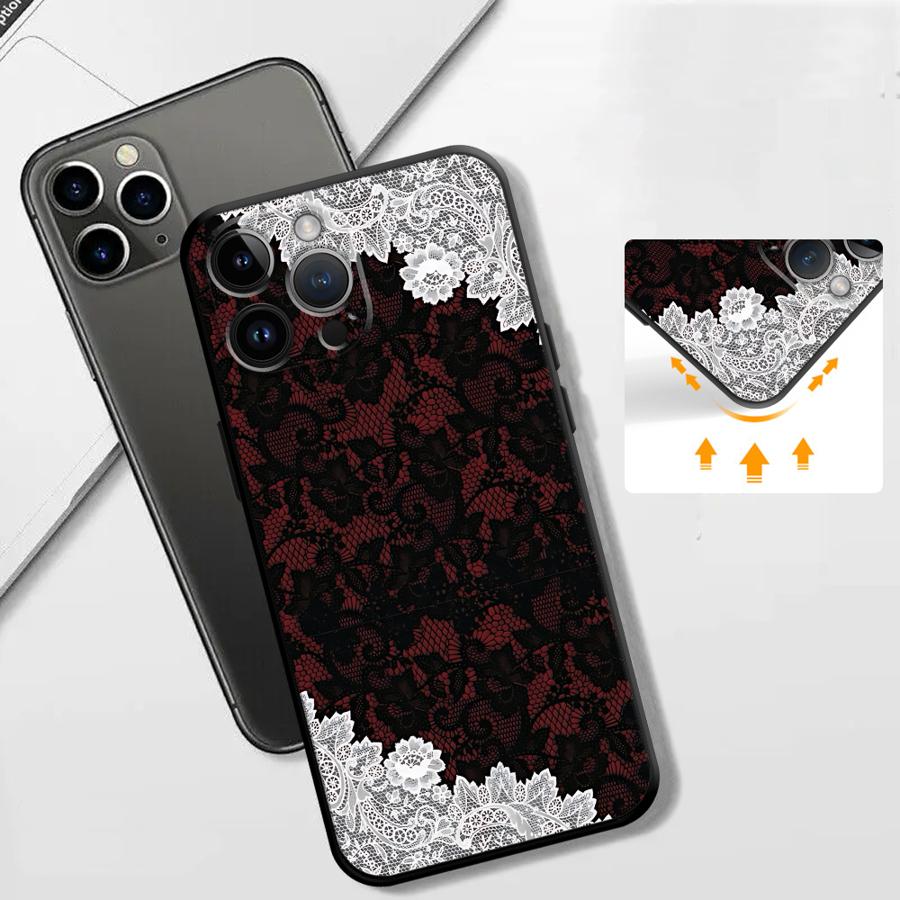 Black And Red Sexy Lace Phone  - Apple Iphone 15 Pro Max ulasan dan harga