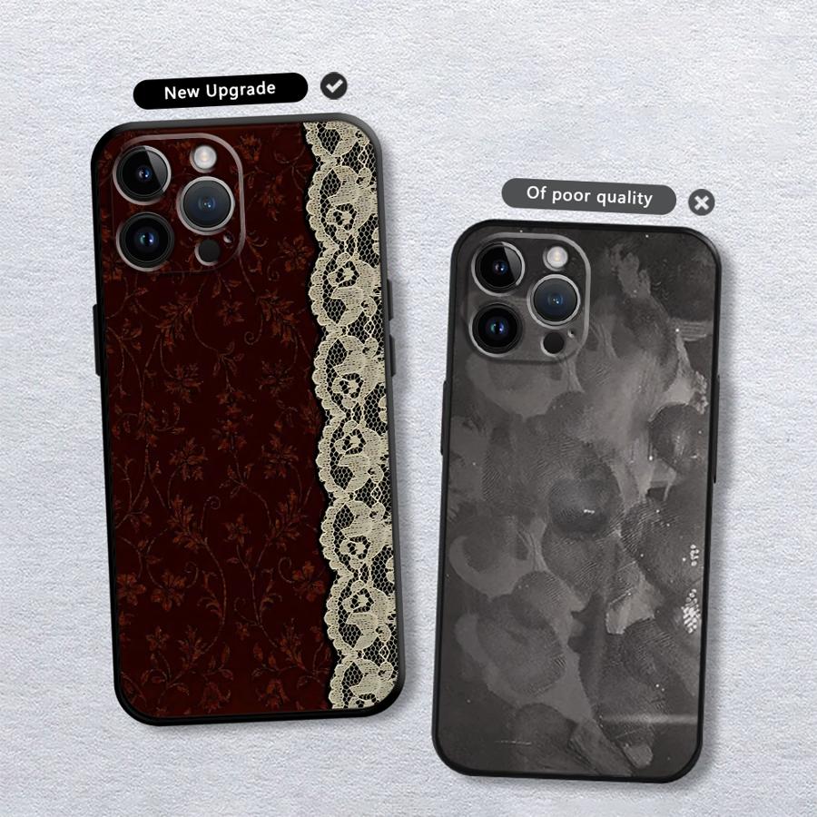 Black And Red Sexy Lace Phone  - Apple Iphone 15 Pro Max ulasan dan harga