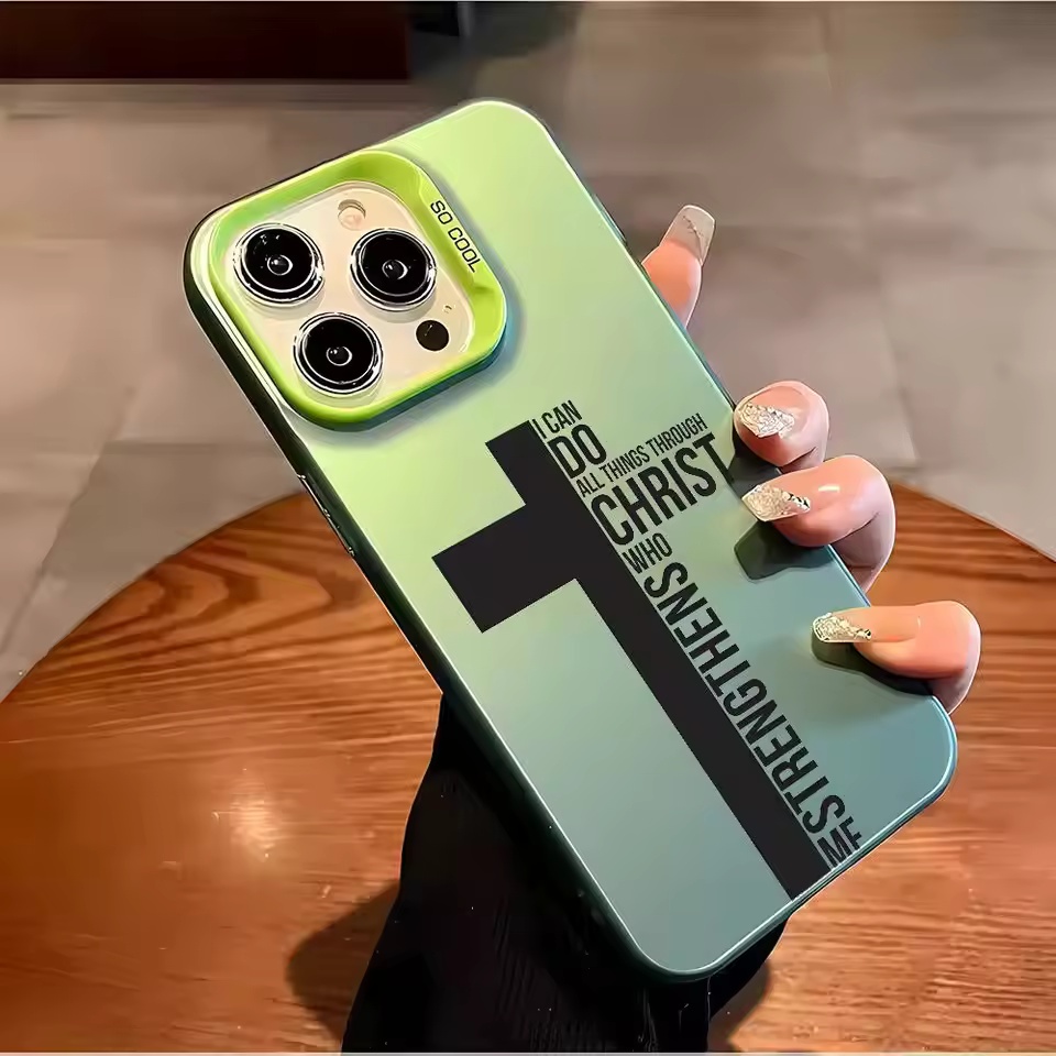 Anti Fingerprint Cross Bible P - Apple Iphone 15 Pro Max ulasan dan harga
