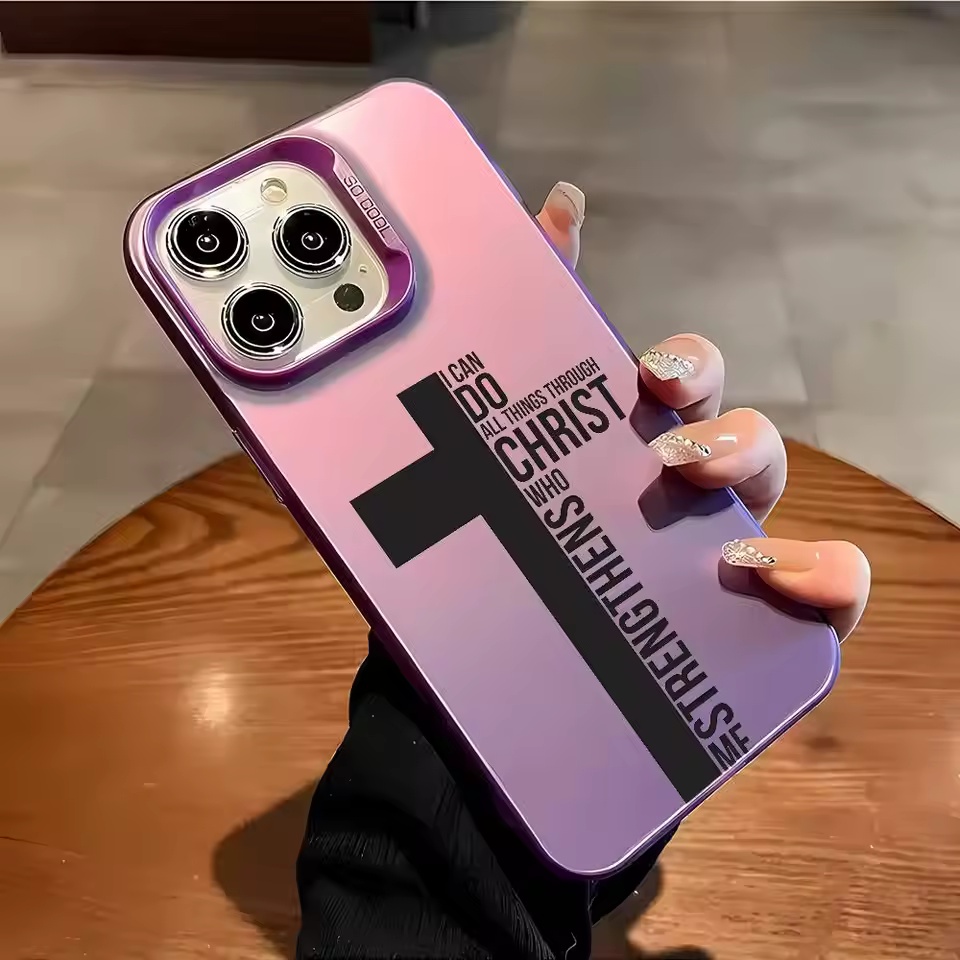 Anti Fingerprint Cross Bible P - Apple Iphone 15 Pro Max ulasan dan harga