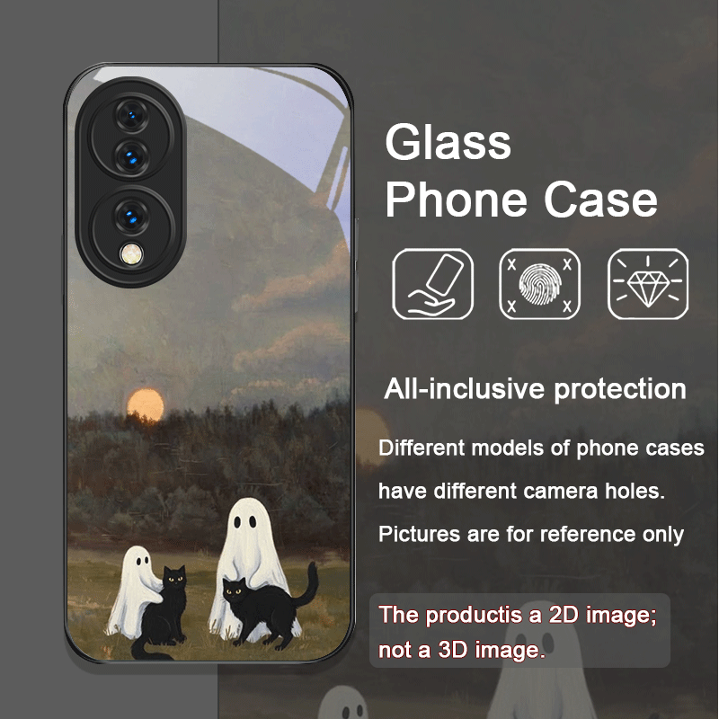 Cute Cartoon Black Cat Ghost P - Huawei Mate 60 ulasan dan harga