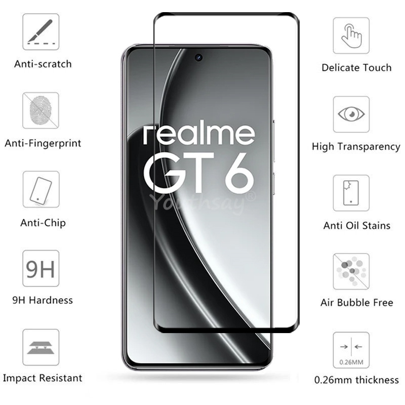 Full Cover Glass For Realme GT - Realme Gt 6 ulasan dan harga