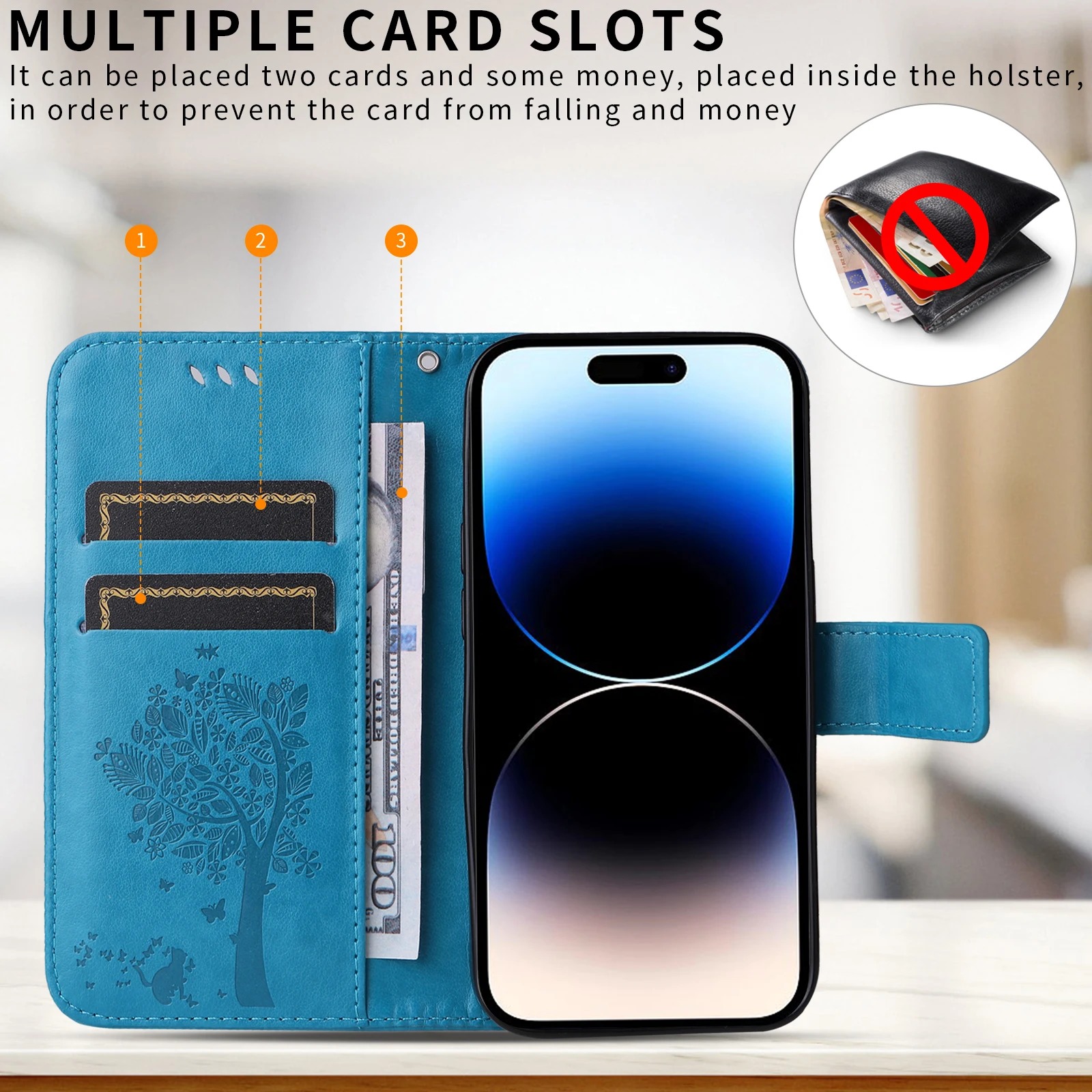 Leather Wallet Flip Case for O - Oppo Find X8 ulasan dan harga