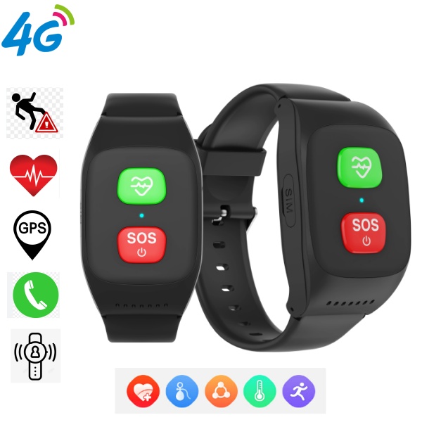Fall Detection 4G Elderly Smar - Fall Detection Watch ulasan dan harga