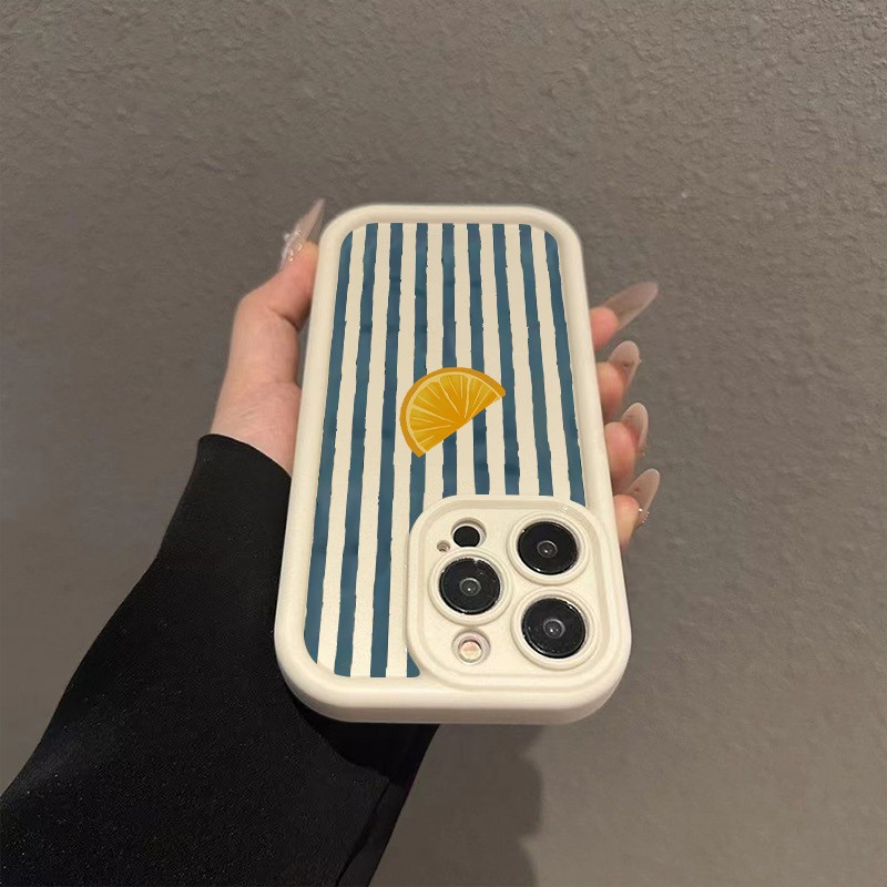 Striped Lemon Slice Pattern Ph - Apple Iphone 15 Pro Max ulasan dan harga