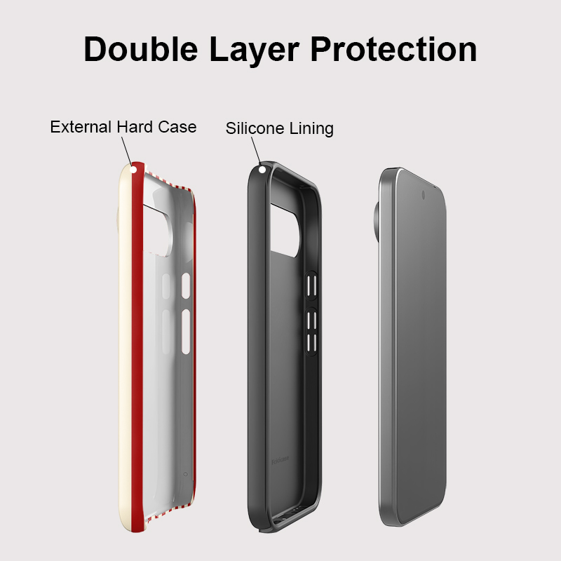 Fcicicase Cherry Stripe Patter - Google Pixel 8A ulasan dan harga