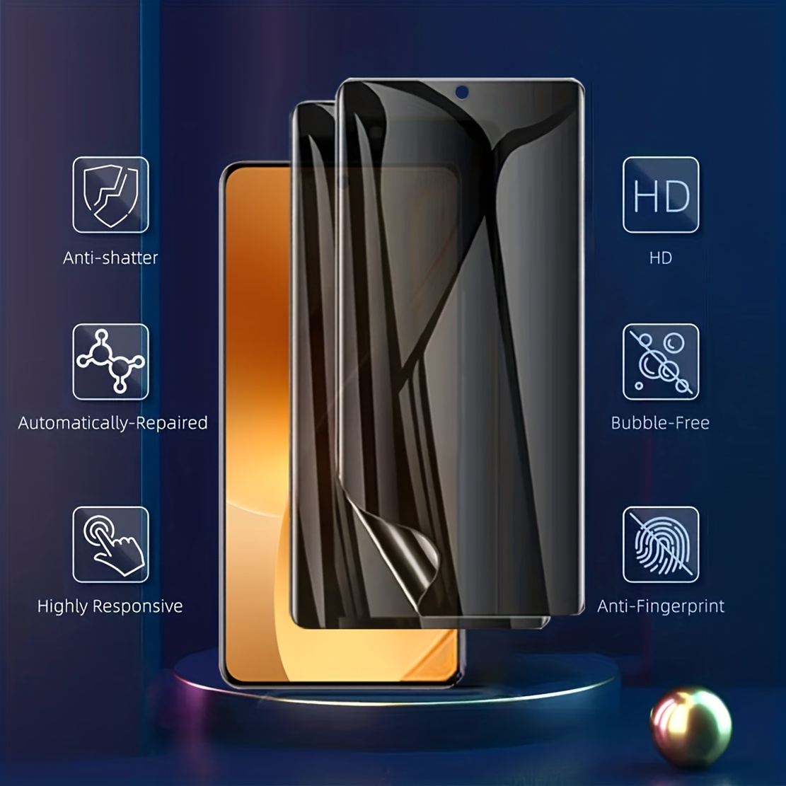 3Pcs Privacy Hydrogel Film For - Oppo Reno 12 ulasan dan harga
