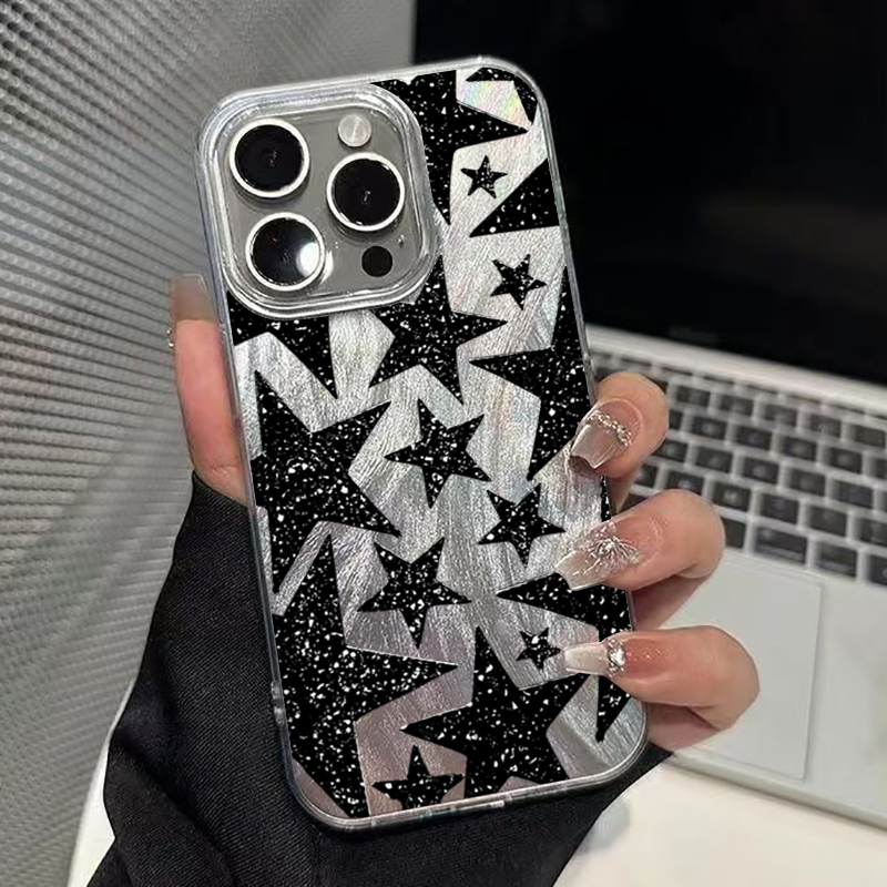 Star Pattern IMD TPU Phone Cas - Xiaomi Poco X6 ulasan dan harga