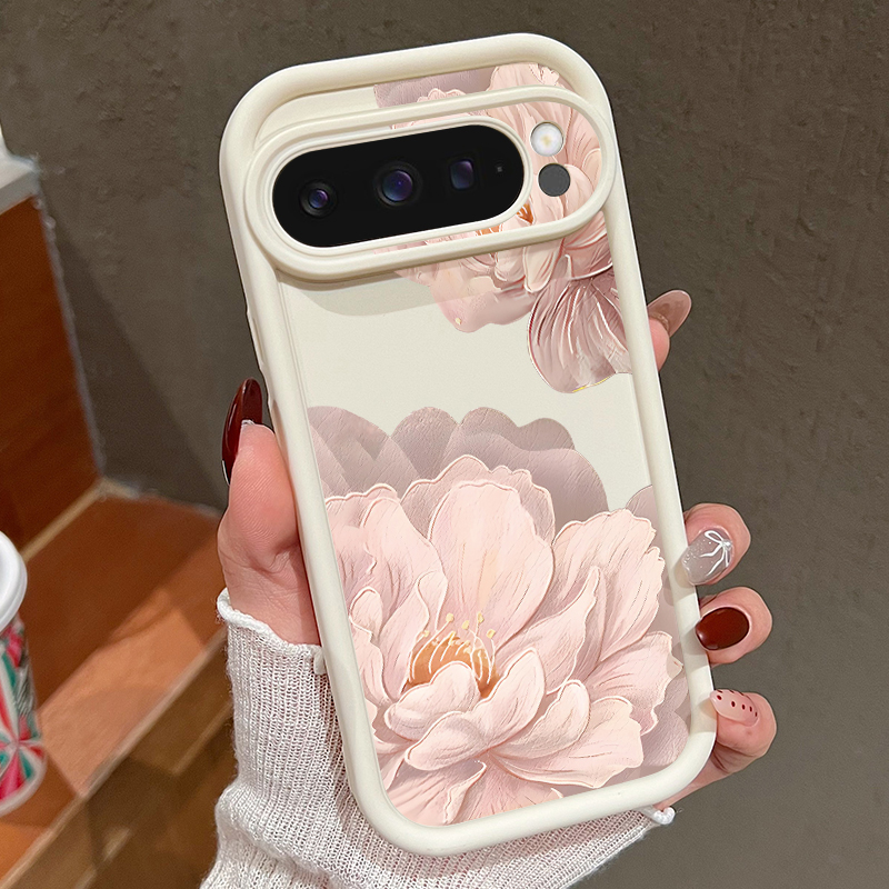 Pink Flowers Patterned Soft TP - Google Pixel 8A ulasan dan harga