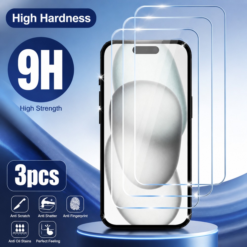3PCS Tempered Glass For Realme - Realme Gt 6 ulasan dan harga