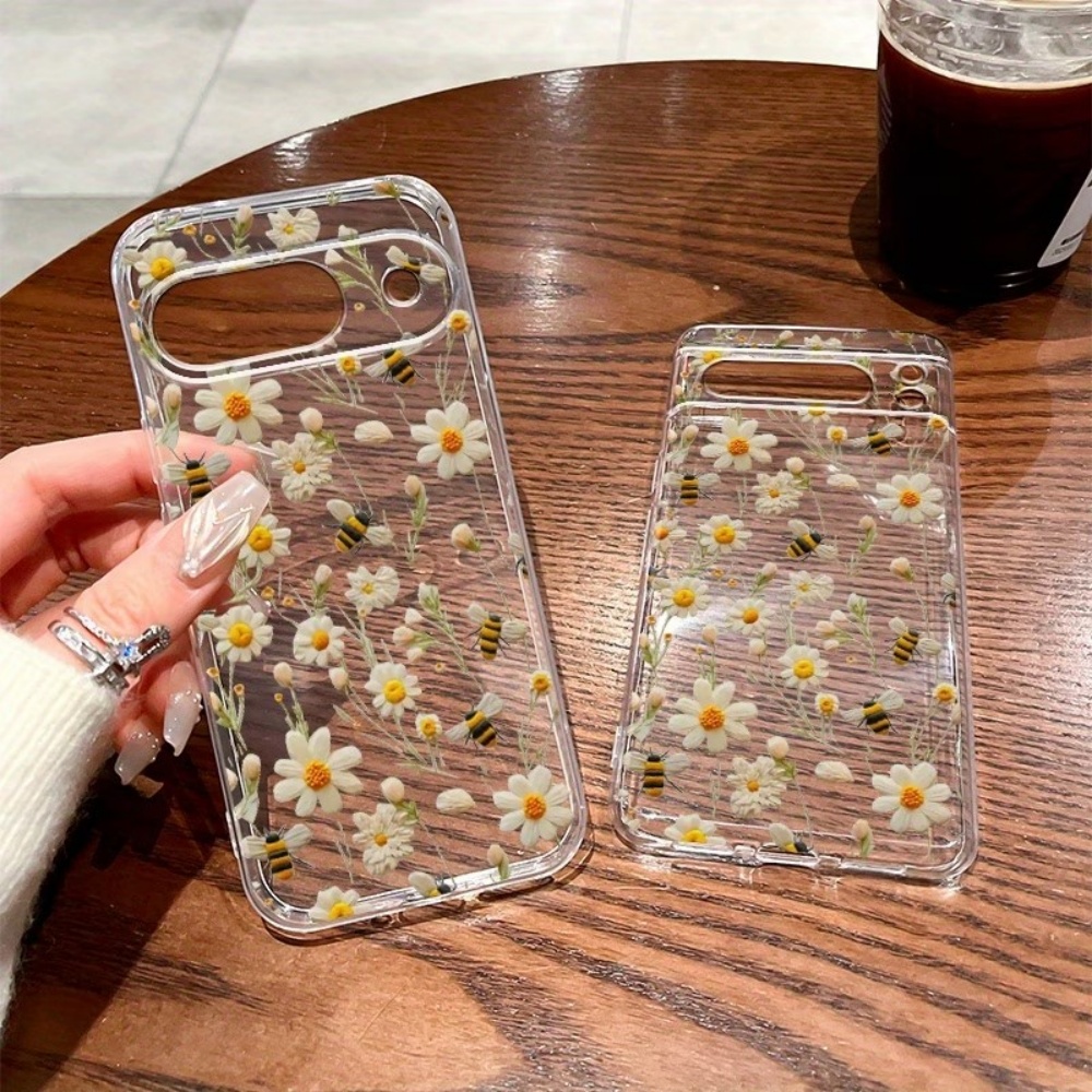Cute Honeybee Flower Pattern S - Google Pixel 8A ulasan dan harga