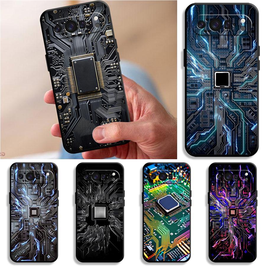Retro Circuit Board Funda Phon - Google Pixel 8A ulasan dan harga