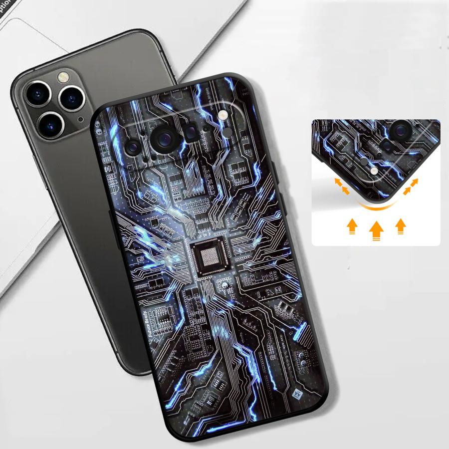 Retro Circuit Board Funda Phon - Google Pixel 8A ulasan dan harga