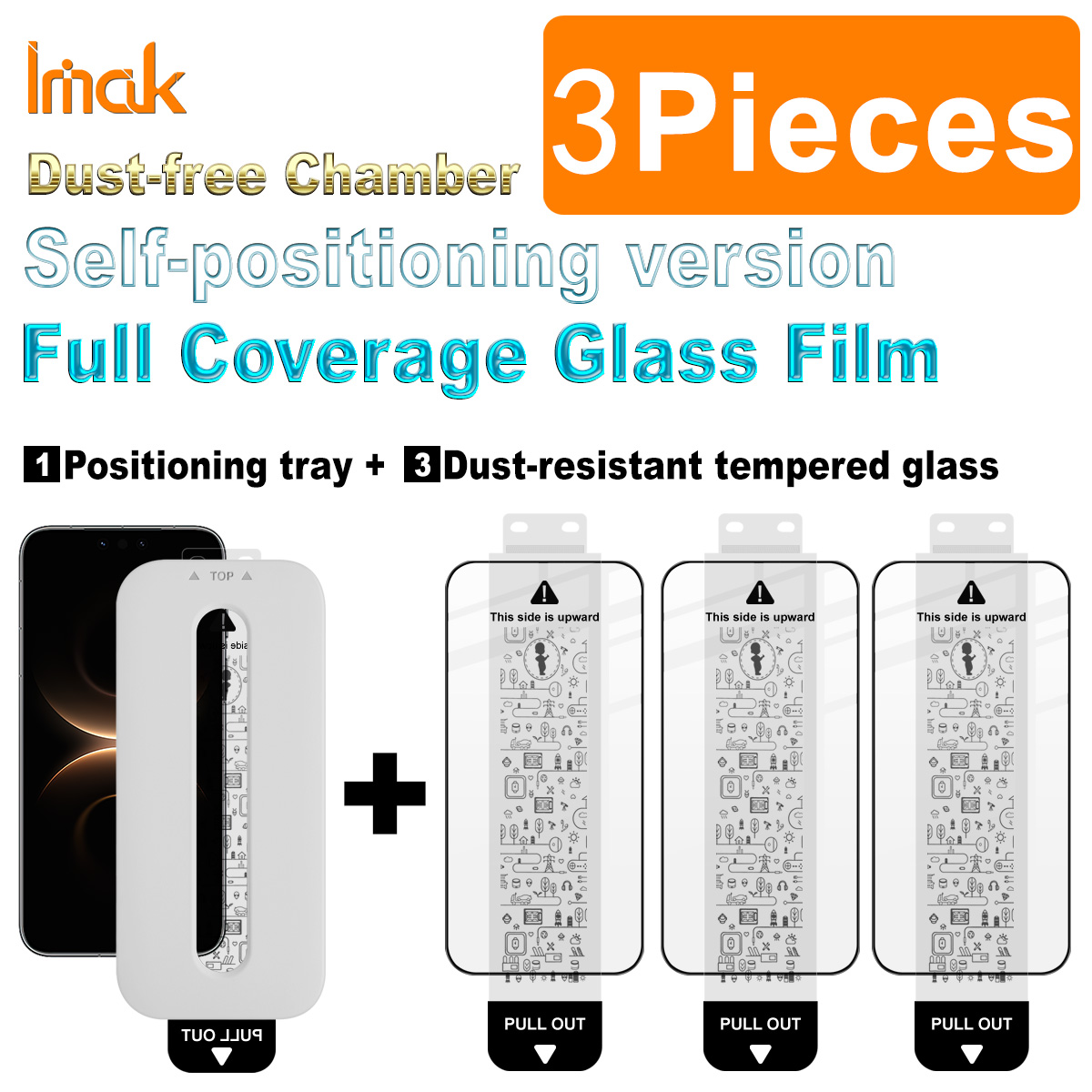 IMAK Pro+ Tempered Glass For H - Huawei Mate 60 ulasan dan harga